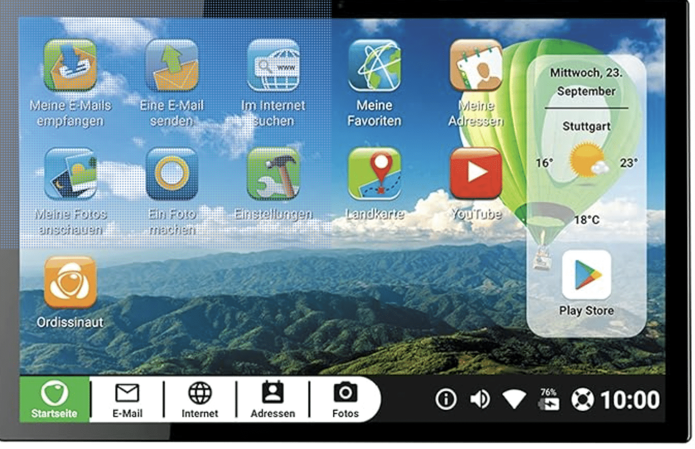 Ordissimo Celia Tablet für Senioren