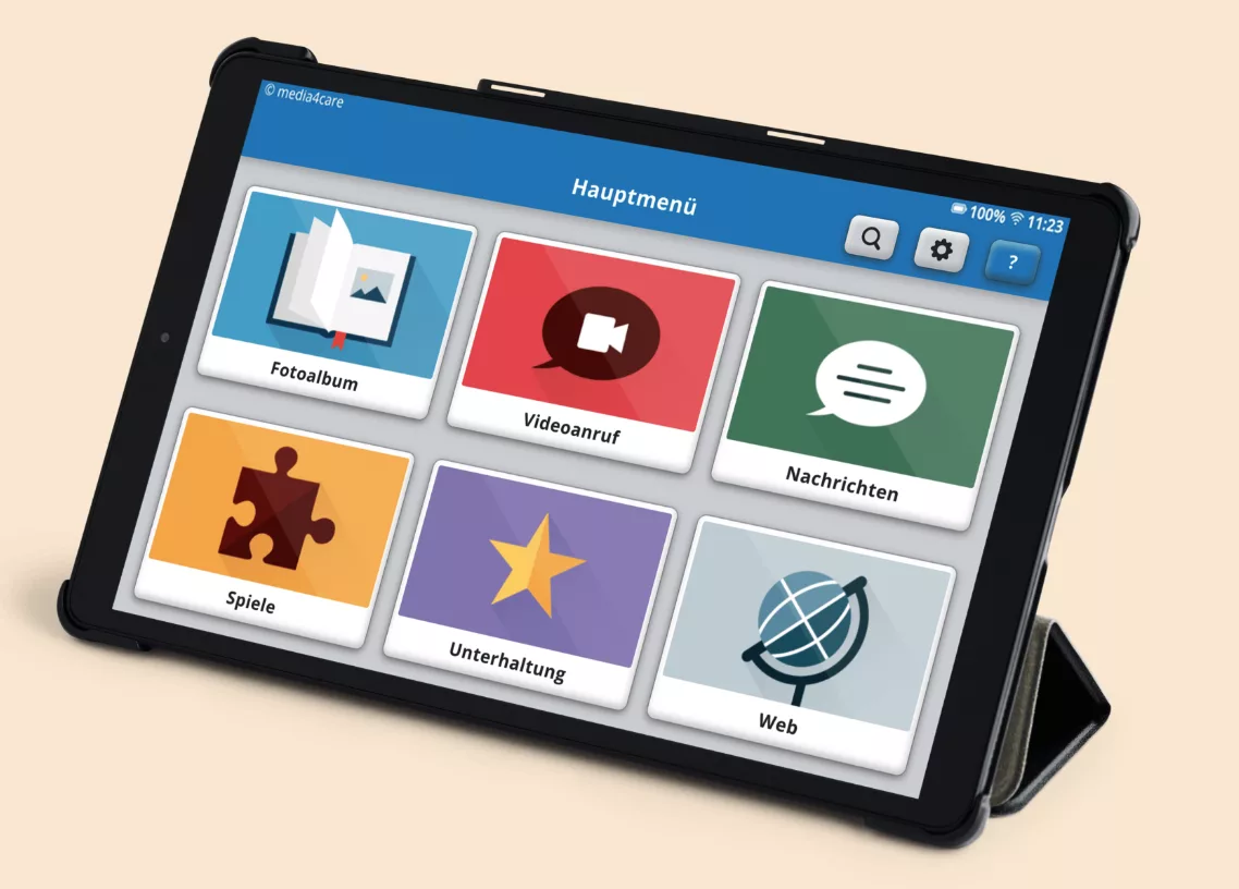 Media4Care Tablet für Senioren